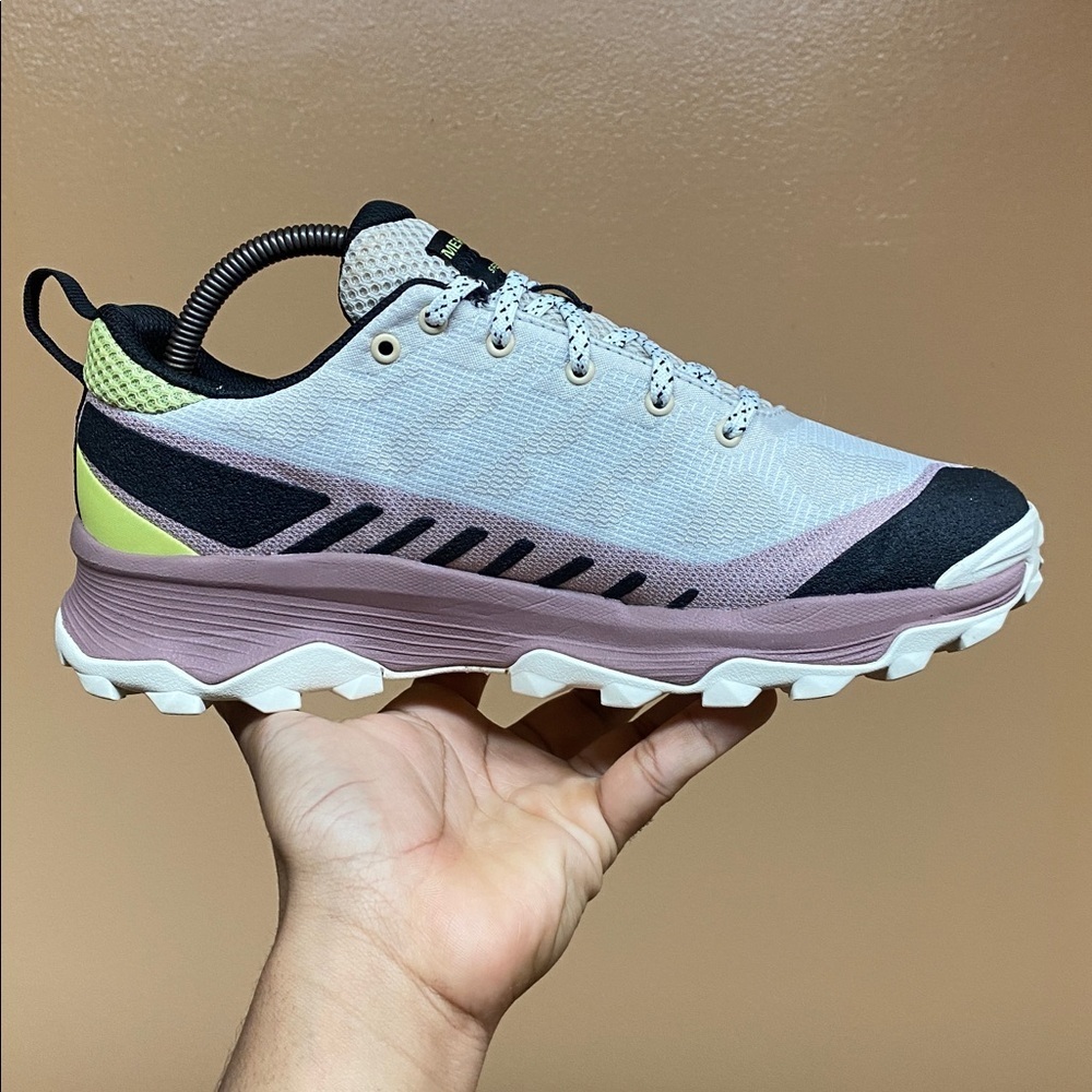 Merrell Speed Eco Low Women’s Trail Running Sneakers  “Oyster Burlwood” Size 9.5 - Picture 9 of 16